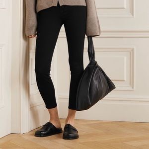 L'agence 
Margot Black Skinny Ankle Crop High-Rise Jeans